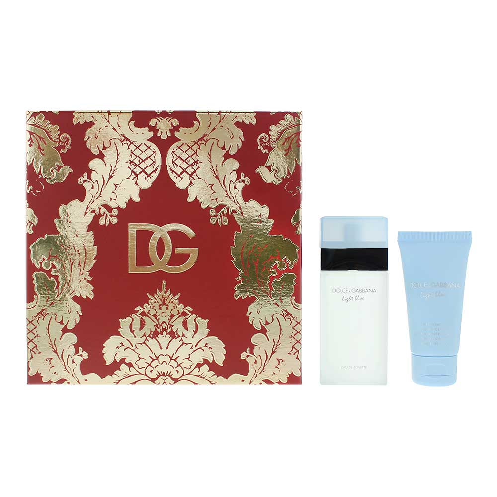Dolce & Gabbana Light Blue 2 Piece Gift Set - Eau de Toilette 50ml - Body Cream 50ml
