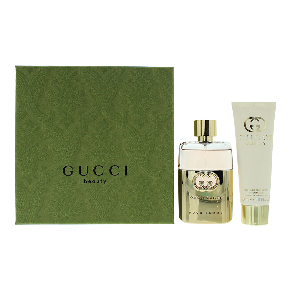 Gucci Guilty Pour Femme 2 Piece Gift Set Eau De Parfum 50ml - Body Lotion 50ml