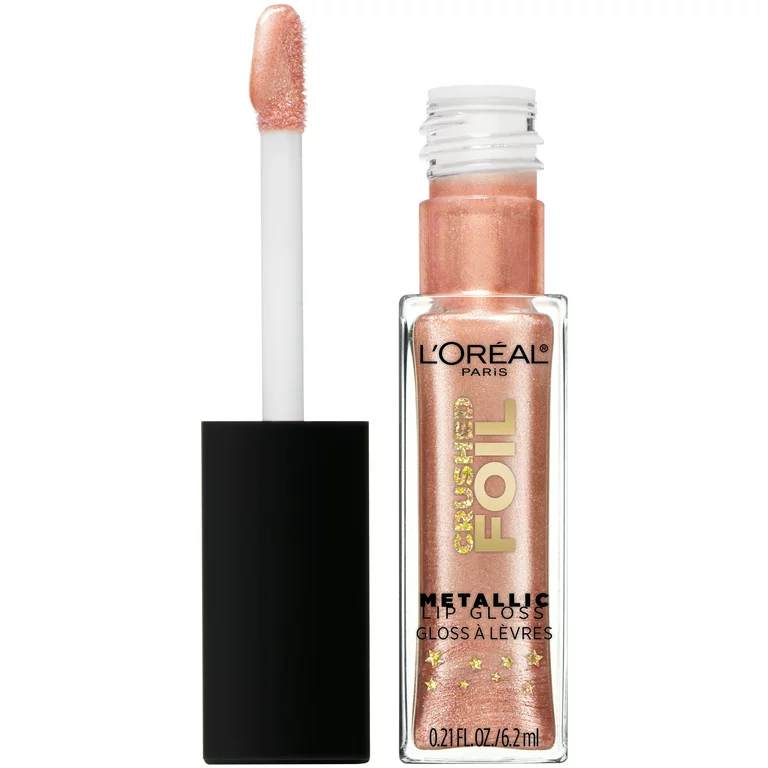 L'Oreal Paris Metallic Lip Gloss Crushed Foil - 15 Luster