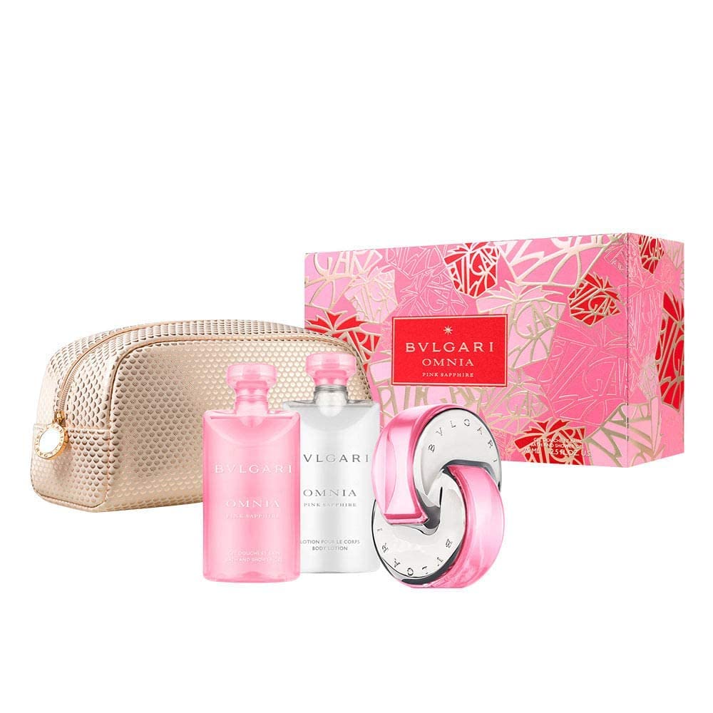 Bvlgari Omnia Coral EDT 65ml 4-Piece Gift Set