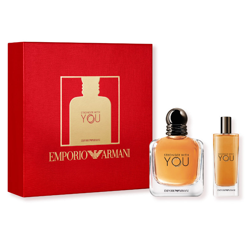 Emporio Armani Stronger With You 2 Piece Gift Set Eau De Toilette 50ml - Eau De Toilette 15ml