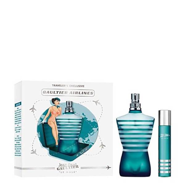 Jean Paul Gaultier Le Male Traveller's Exclusive Gift Set 125ml EDT + 20ml EDT