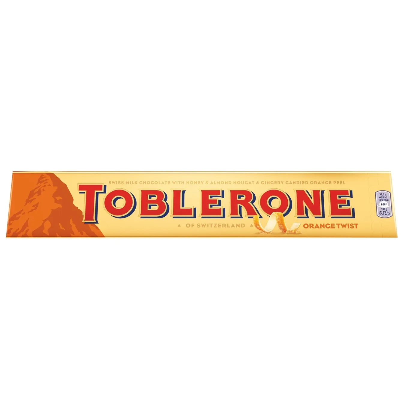 Toblerone Milk Chocolate Large Bar Orange Twist 360g