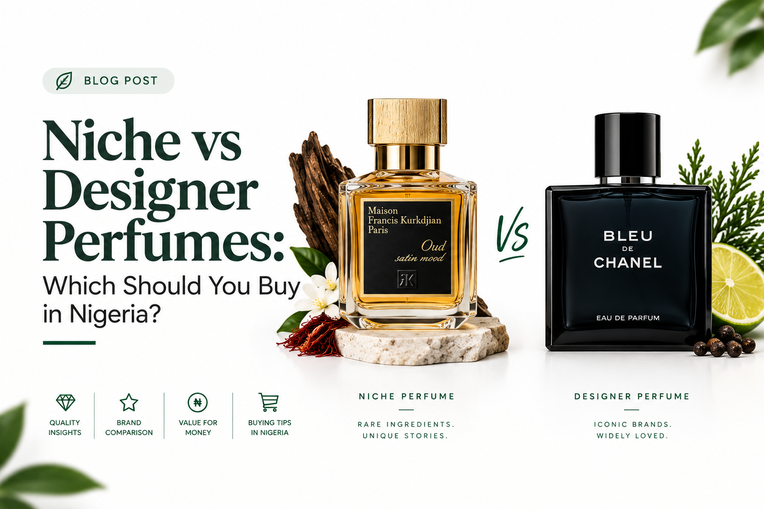 Niche vs Designer Perfumes: Which Should You Buy in Nigeria?