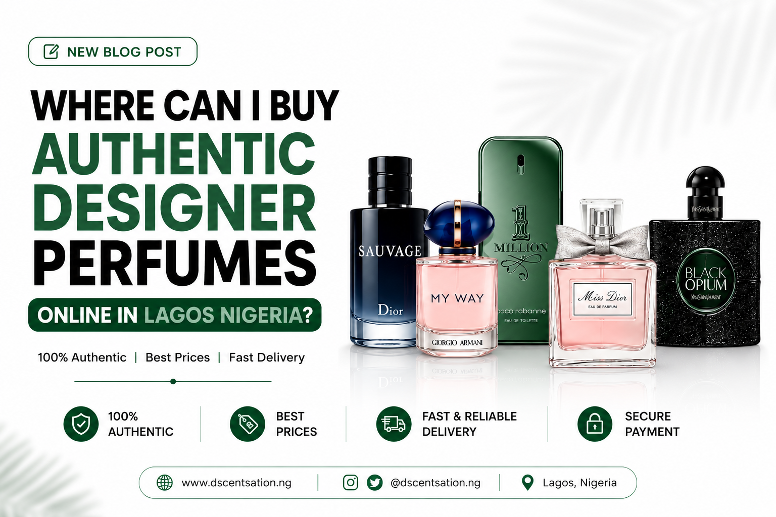 Where Can I Buy Authentic Designer Perfumes Online in Lagos NIgeria?