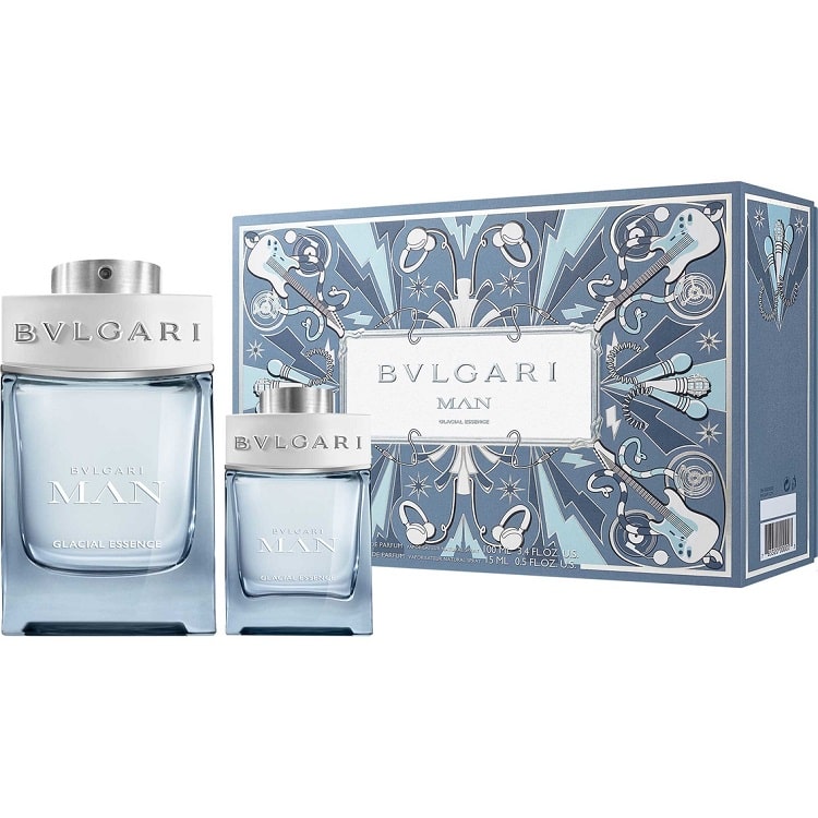 Bvlgari Man Glacial Essence 2 Piece Gift Set Eau De Parfum 100ml - Eau De Parfum 15ml