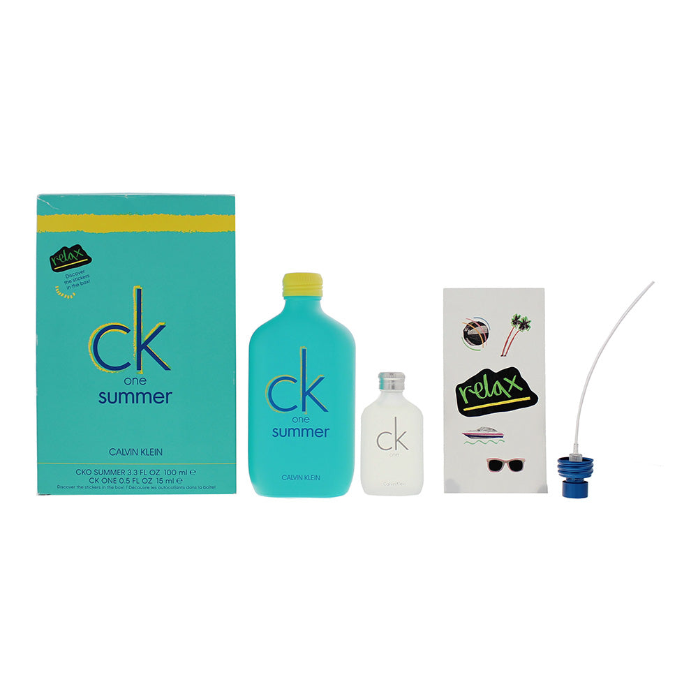 CK One Summer 2pc Gift Set 100ml - Unisex Fragrance