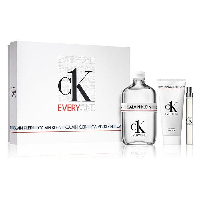 Calvin Klein CK Everyone Gift Set 100ml EDT + 100ml Shower Gel + 10ml EDT