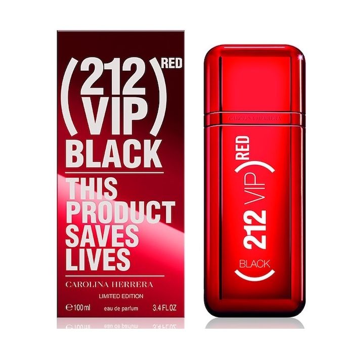 Carolina Herrera 212 VIP Black Red for Men 100ml EDP Spray