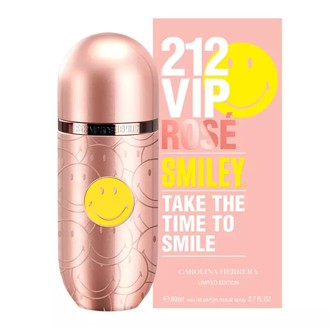 Carolina Herrera 212 VIP Rose Smiley Take The Time To Smile EDP 80ml