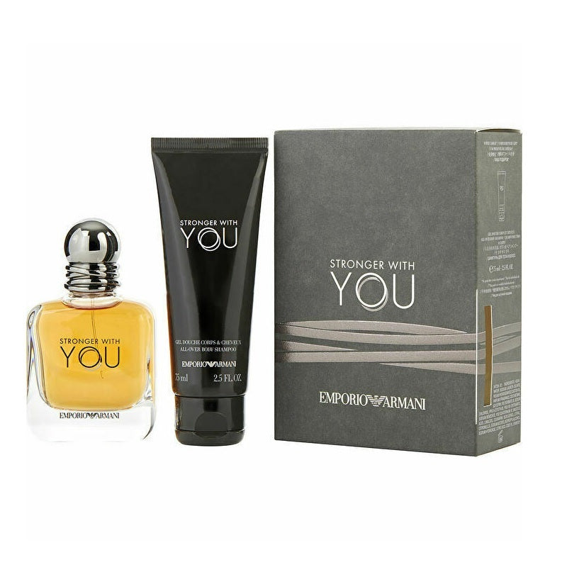Giorgio Armani Stronger With You Gift Set 50ml EDT + 75ml Shower Gel
