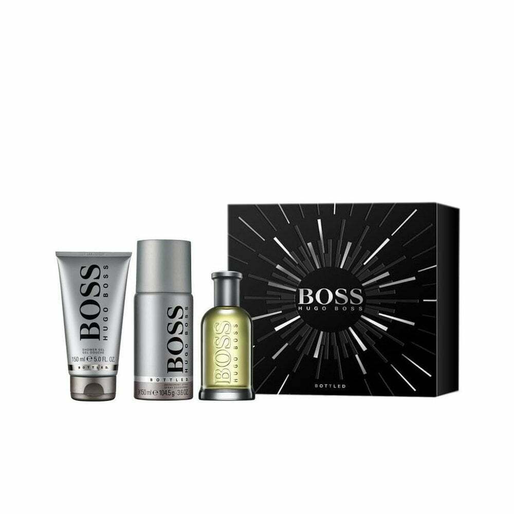 Hugo Boss Boss Bottled Gift Set 100ml EDT + 100ml Shower Gel + 150ml Deodorant Spray