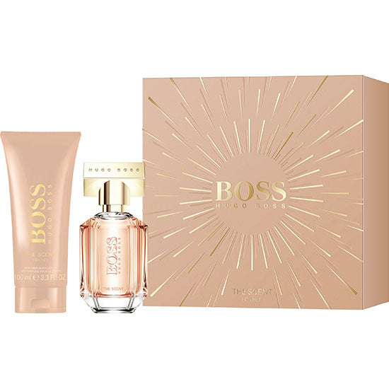 Hugo Boss The Scent For Her 2 Piece Gift Set Eau De Parfum 50ml - Body Lotion 100ml