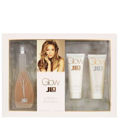 Jennifer Lopez Glow Gift Set 100ml EDT + 75ml Body Lotion + 75ml Shower Gel