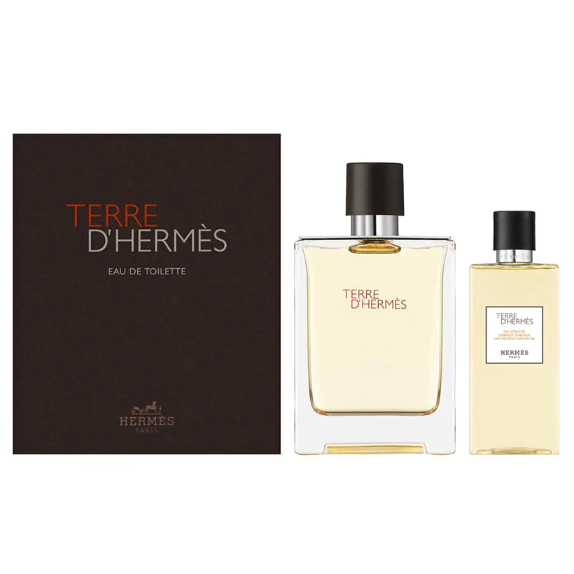 Hermès Terre D'hermès 2 Piece Gift Set Eau De Toilette 100ml - Shower Gel 80ml