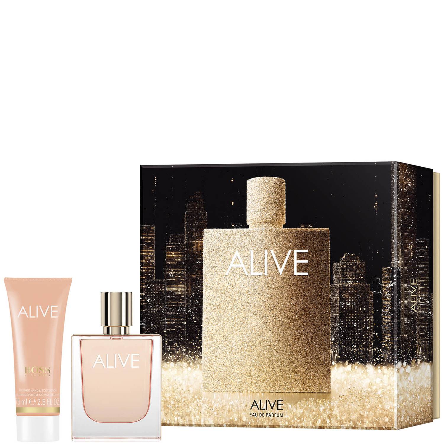 Hugo Boss Alive 2 Piece Gift Set: Eau De Parfum 50ml - Body Lotion 75ml