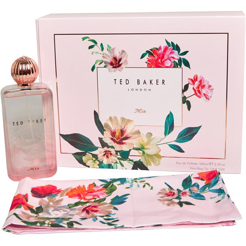 Ted Baker Mia Piece Gift Set Eau De Toilette 100ml Hair Tie D